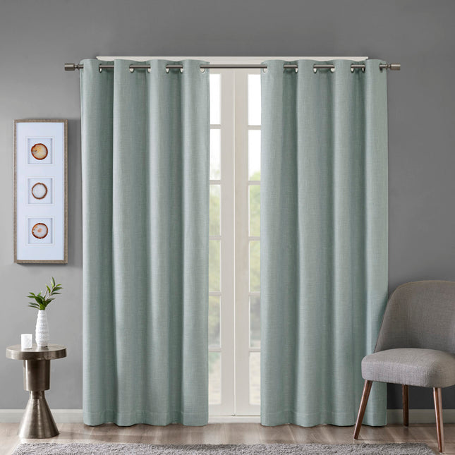 Printed  ed Blackout Grommet Top Curtain Panel(Only 1 Pc Panel)