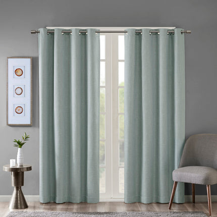 Printed  ed Blackout Grommet Top Curtain Panel(Only 1 Pc Panel)