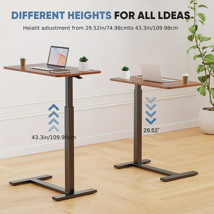 1 or 2pcs Adjustable Height Bedside Table with Wheels | Rolling Laptop Table,