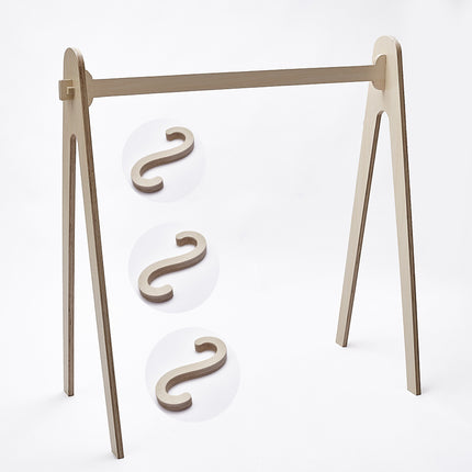 Simple Floor Clothes Hanger Clothing Display