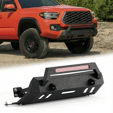 Steel Front Bumper Fit For 2016-2023 Toyota Tacoma (Excluding Tacoma TRD/  Tacoma TRD Sport Excludes winch and D-ring)