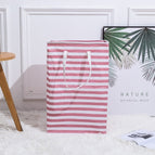 Pink And White Stripes / Length 40 Width 30 Height 60