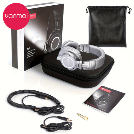 Professional DJ Monitor Human Voice Recording Head Wear Headphones