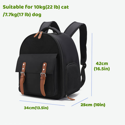 Breathable Cat And Small Dog Backpack Carrier With Large Capacity