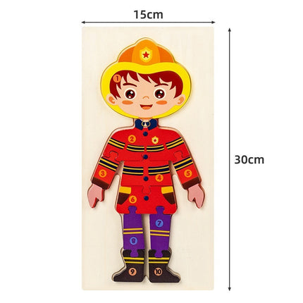 3D Puzzle Model Wooden Puzzle Educational Toys