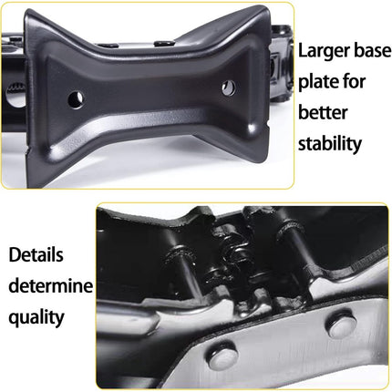 2 Ton Heavy-Duty Scissor Jack Car Lift - Labour-Saving Ratchet Handle & Drill Compatible