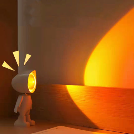 Astronaut Sunset Lights Sunset Lights Atmosphere