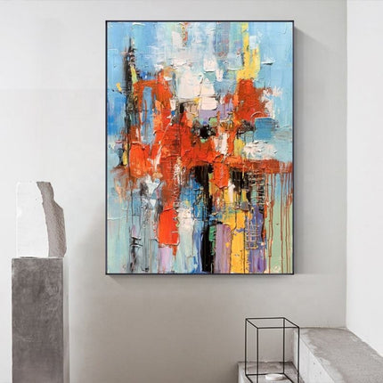 Handmade Oil Painting Canvas Wall Art Decoration Modern Abstract For Home Living Room Decor Entrance Niche Art Installation Rolled Frameless Unstretched Painting