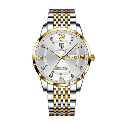Waterproof Luminous Calendar Korean Quartz Watch