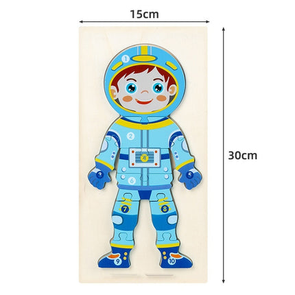 3D Puzzle Model Wooden Puzzle Educational Toys