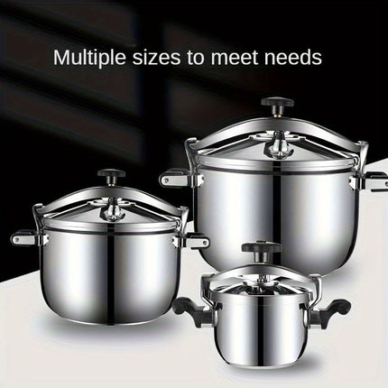 Stainless Steel High Quality Pressure Cooker with Rotating Lid & 5-Layer Safety System