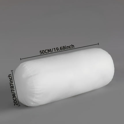 1pc Long Cylindrical Pillow Insert for Women's Side Sleeping, Leg-Hugging Pillow Core,