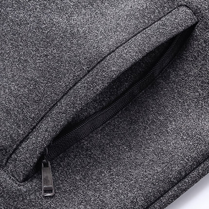 Sports Suit Men's Spring Casual Sports Wear Long Sleeve Open Chest Stand Collar Middle Aged Dad Autumn Coat