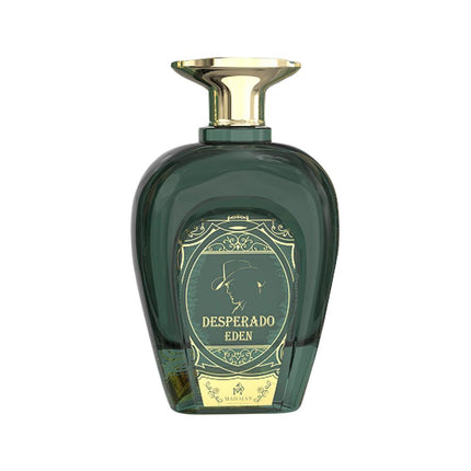 Mahajan Desperado Eden Eau de Parfum for Men 3.4 oz Tropical Woody Green Fragrance with Mint
