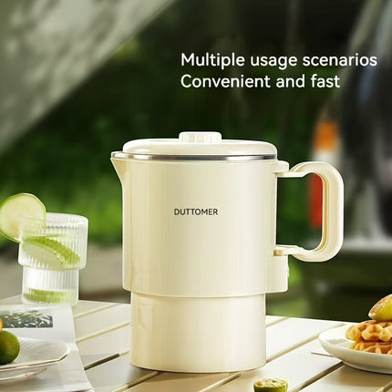 Stainless Steel Electric Kettle  Foldable Design, Suitable for Hotel Accommodation