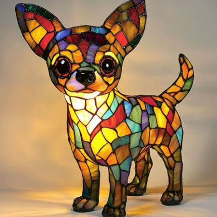 LED Small Night Lamp Art Animal Statue Creative Home Desktop Decoration