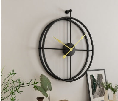 Fashion iron wall clock