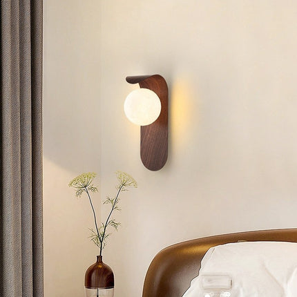 Japanese Style Log Wind Wall Lamp