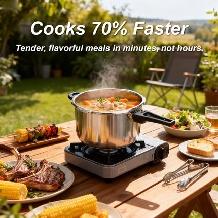 30cm/ 32cm pressure cooker, three specifications optional, upgraded anti-scalding handle with safety valve