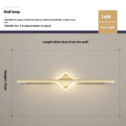 Makeup Mirror Dressing Table Led Fill Light Simple Wall Lamp