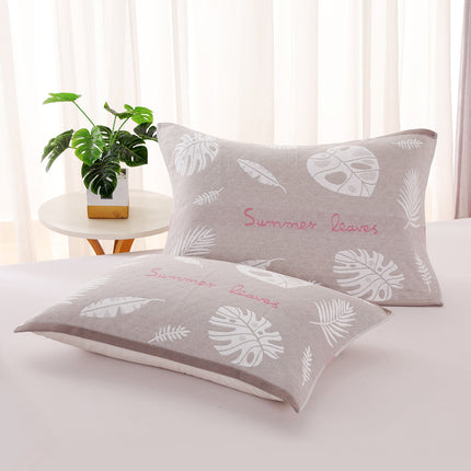 Three-layer Blended Gauze Pillow Cover Cotton Printed Towel