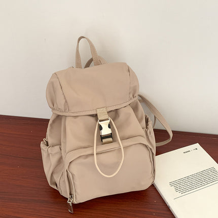 Simple Small Backpack Nylon Fashion Casual Schoolbag