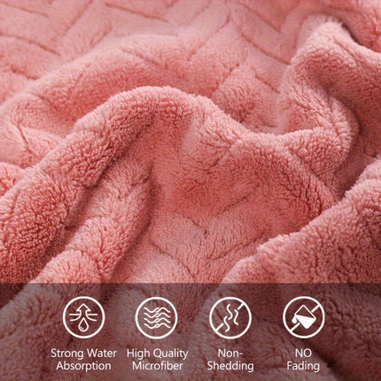 4 Pieces Super Soft Deluxe Towel Set, 35x75 cm Highly Absorbent, Colorfast,