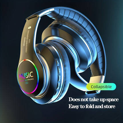 Wireless Deep Bass Headphones Foldable Wireless Headphones with Deep Bass