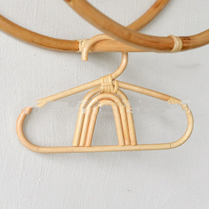 Handmade Rattan Clothes Hanger For Children