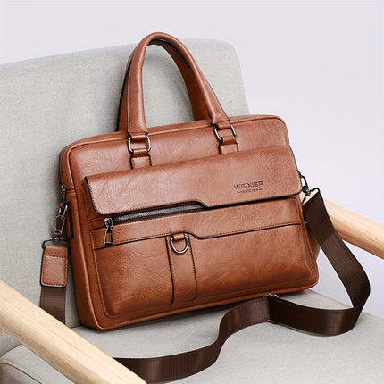 Tote Bag, Multi-Pocket Lightweight Portable Casual Minimalist Men's Bag, Fashionable