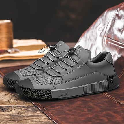 Men'S Shoes with Rubber Sole, Fashionable Sports Casual Shoes, Street Style Skate Shoes,