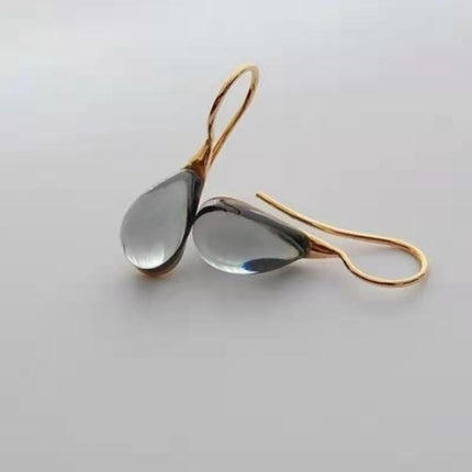 Nine-color Inlaid Cat's Eye Earrings