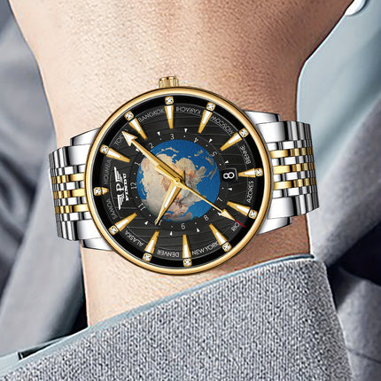 Men'S Automatic Watch - Business & Formal Watch with Stainless Steel Strap, Mechanical Movement,