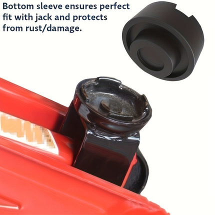 Heavy-Duty Car Jack with Rubber Blocks And Auxiliary Protective Accessories to Better Safeguard