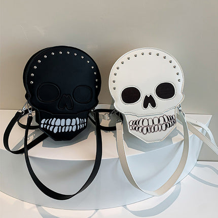 Halloween Skull Shoulder Bag Girls Funny Cute