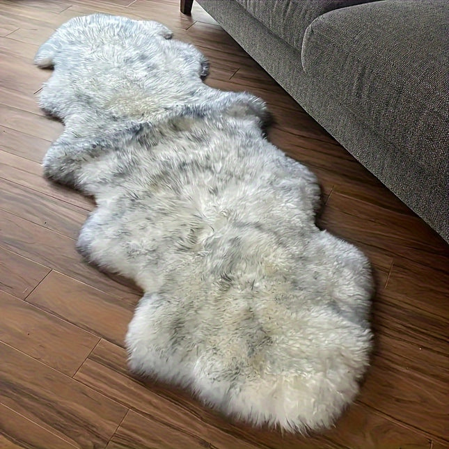 1pc Faux Fur Plush Comfortable Area Rug | Machine Washable, Non-Slip, Ideal for Living Room,