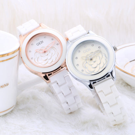 Trendy Fashion Waterproof Ladies Ceramic Watch
