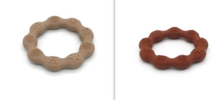 Full Three-dimensional Baby Silicone Teether Baby Molars Holding Round Teether