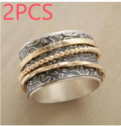 Punk Trend Line Alloy Silver Ring