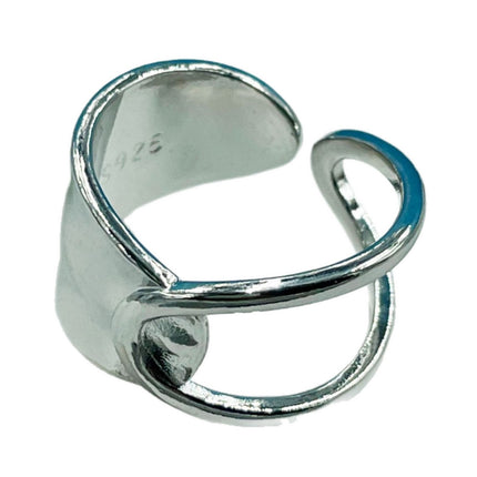 French-style Hollowed-out Asymmetrical Personalized Ring