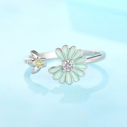 European And American Oil-drip Rings For Women