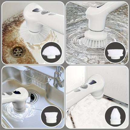 Electric Rotating Cleaning Brush, Cordless Cleaning Brush with Adjustable Extension Arm, 3, 6, 9