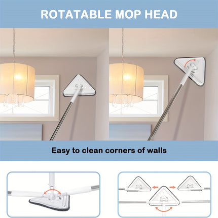 Mop Ceiling Cleaner with Long Handle Wall Cleaner, Baseboard Cleaning Tool with Handle