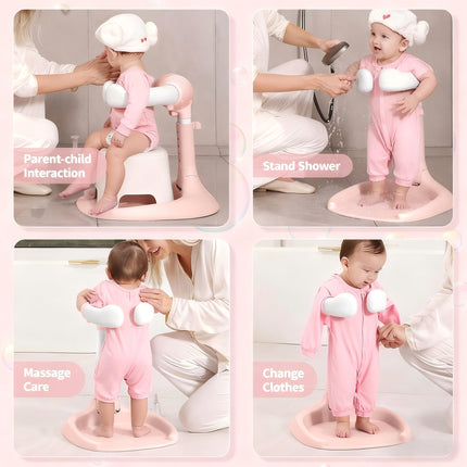 Baby Shower Rack with Sprinkler Holder, Non-Slip Baby Shower Support Made of High-Quality