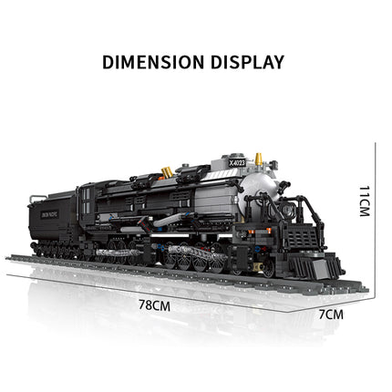 Small Particle Assembly Steam Train Building Block Toy