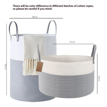 Cotton String Woven Storage Basket Storage Basket