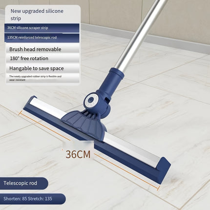 Magic Whale Tail Silicone Scraper - Extendable, Reusable, Brushless Cleaning Tool