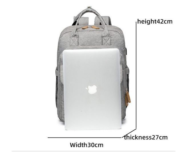 Backpack Multifunctional Printed Mother And Baby Bag