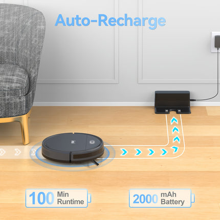 Meet The Robot Vacuum: With Powerful Suction, Tangle-free Pet Hair Extraction, And A Detachable Mop