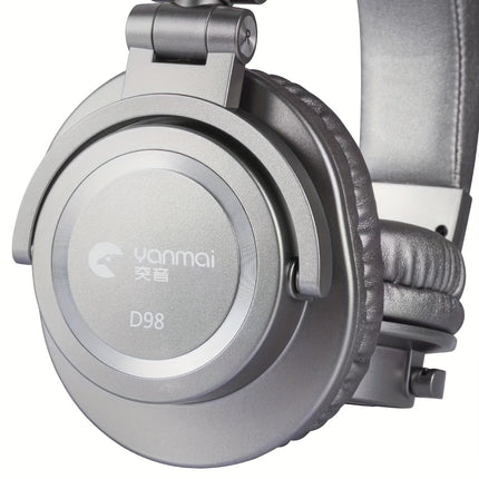 Professional DJ Monitoring Headphones On-Ear HiFi Stereo Wired Gaming Headset